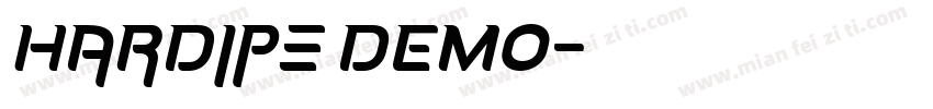 Hardipe DEMO字体转换